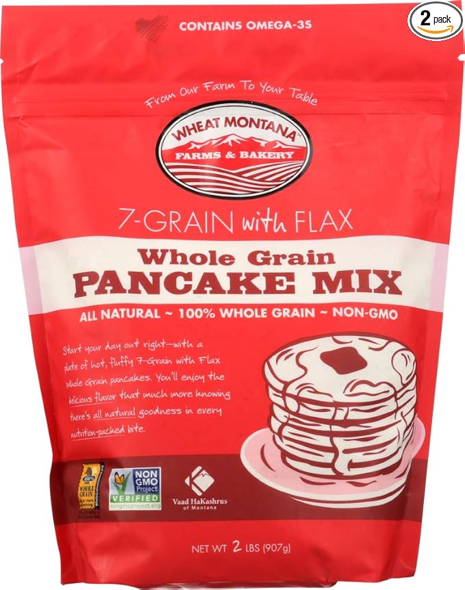 Wheat Montana 7-grain with Flax Pancake Mix (Pack of 2)
