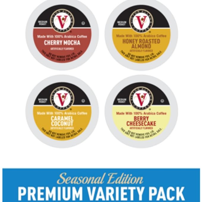 Victor Allen's Coffee Springtime Coffee Variety Pack Medium Roast 36 Count Single Serve Coffee Pods for Keurig K-Cup Brewers
