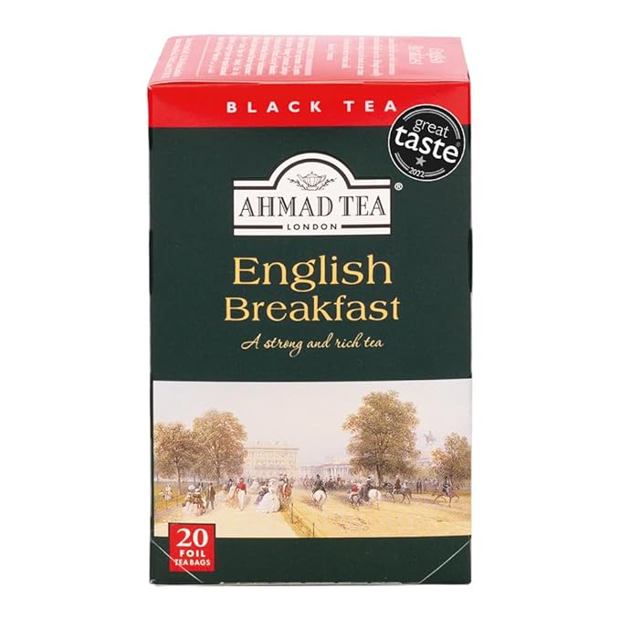 Ahmad Tea English Breakfast Tea 20-Count Boxes (Pack of 6)