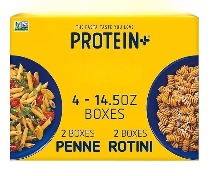 Protein+ Penne and Rotini Pasta  Protein+ Penne Pasta and Protein+ Rotini Pasta give you the pasta you love with the energy you want. serves as a great source of plant-based protein while still deliv