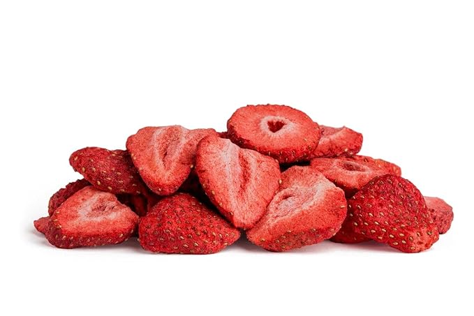 So Natural Freeze Dried Whole Strawberries 0.6 oz Non-GMO Gluten Free Vegan No Preservatives (12)