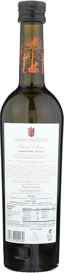 Marques de Grinon Extra Virgin Olive Oil from Spain 16.9 Fluid Ounce