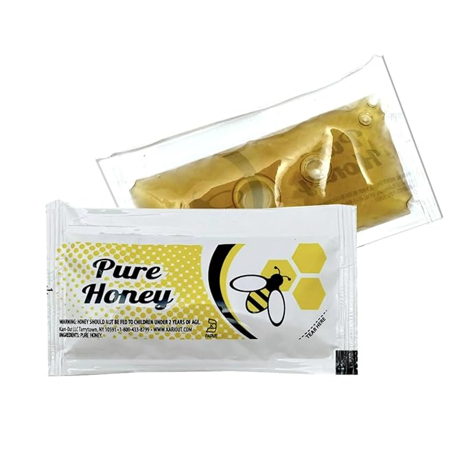 Kari-Out Pure Honey 9g Packets | Non-GMO | Kosher | 200 Count