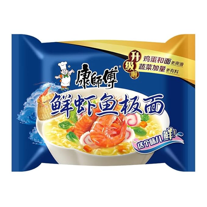 Chinese food Instant noodles 康师傅 方便面 经典面 五连包98g*5 泡面袋装