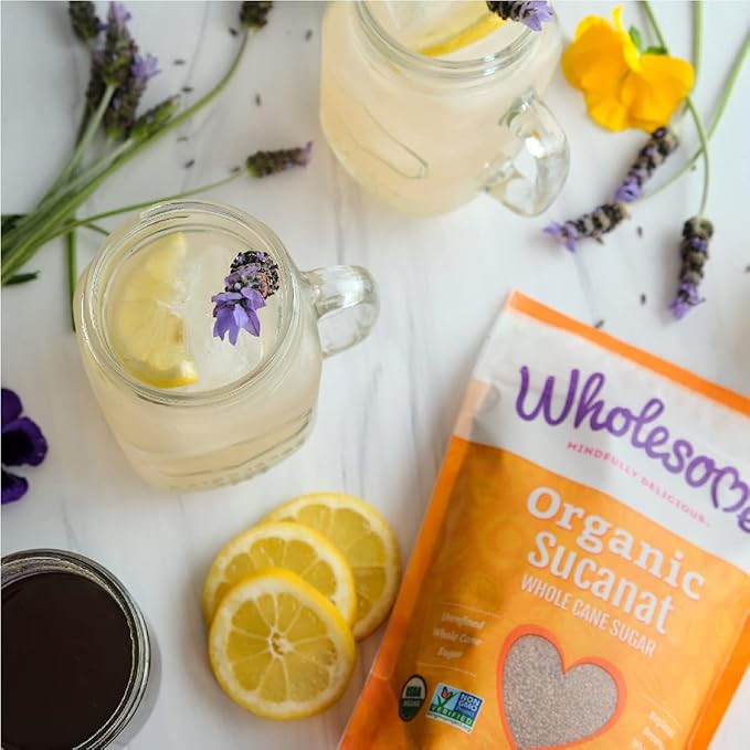 Wholesome Sweeteners 16-Ounce Organic Sucanat Panela Whole Cane Sugar Fair Trade Non-GMO Project Verified Gluten Free &amp Vegan for Baking Sprinkling and More 12 Pack