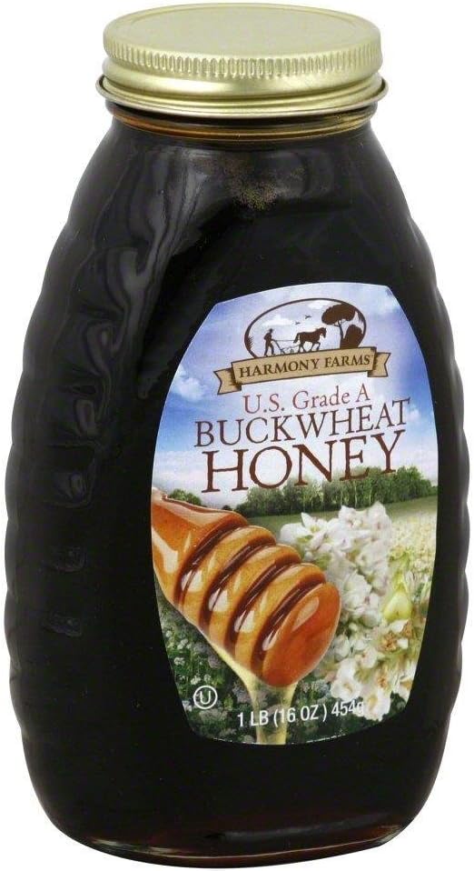 Buckwheat Honey 16 Ounce (Pack of 6)