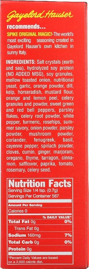 Modern Products - Spike Gourmet Natural Seasoning Original Magic - 14 oz. (Multi-Pack)