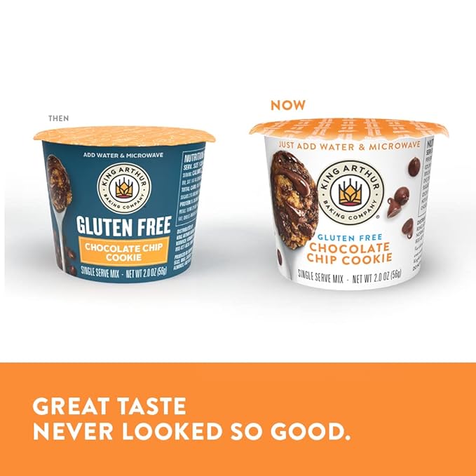 King Arthur Flour Gluten-Free Single Serve Chocolate Chip Cookie Mix 2 Oz 12 Count