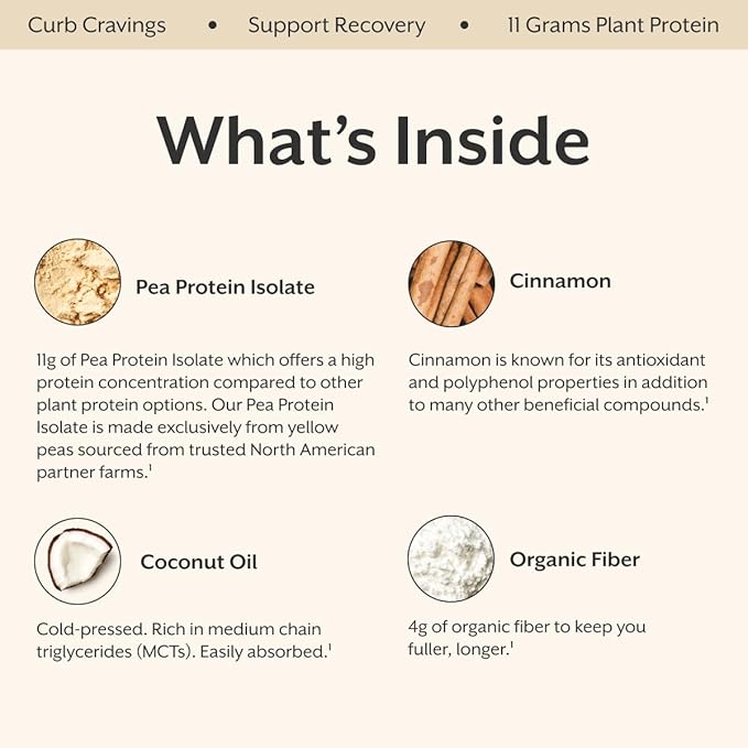 ProMix Nutrition Protein Plant Based Puff Bars - Snickerdoodle - Marshmallow Crispy Treat - High Protein &amp Low Calorie - 12 Bars