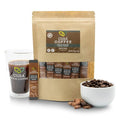 Cusa Tea &amp Coffee Mocha Cold Brew. Premium Instant Coffee Rainforest Alliance Certified Arabica Beans. Drink Mix Packets Ready in Seconds Makes Hot or Iced Coffee (30 Servings)