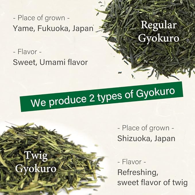 Gyokuro Green Tea -Imperial Green Tea from JAPAN｜Japanese Tea KIMIKURA (1.Premium Gyokuro 70g/2.4oz -Yame)