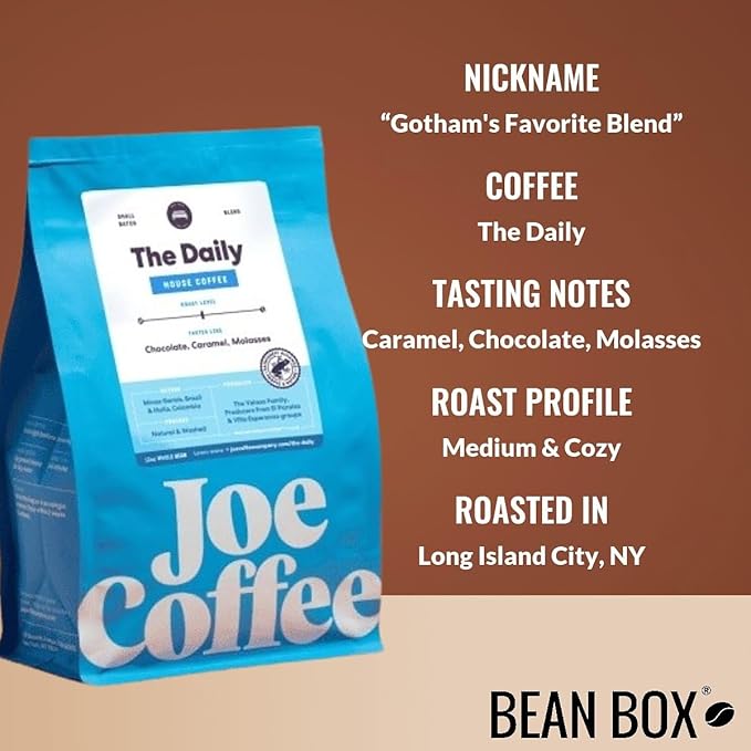 Bean Box Sampler - Roasted by Joe Company 2-Pack Freshly Ground Coffee Gourmet Coffee