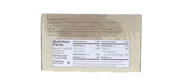 Aveda Comforting Tea Bags 20 Count