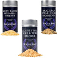 Global Grill Adventure Seasoning Set – Aussie Surf &amp Turf Brazilian Steakhouse &amp Pineapple BBQ Rubs