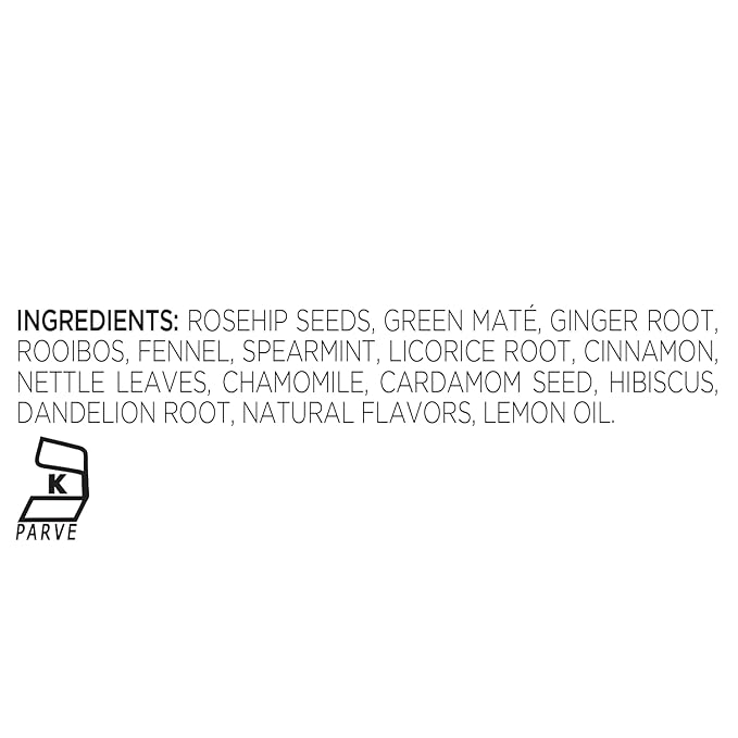 Tea Forte Purify Premium Loose Leaf Caffeinated Herbal Tea Blend Canister Makes 35-50 Cups