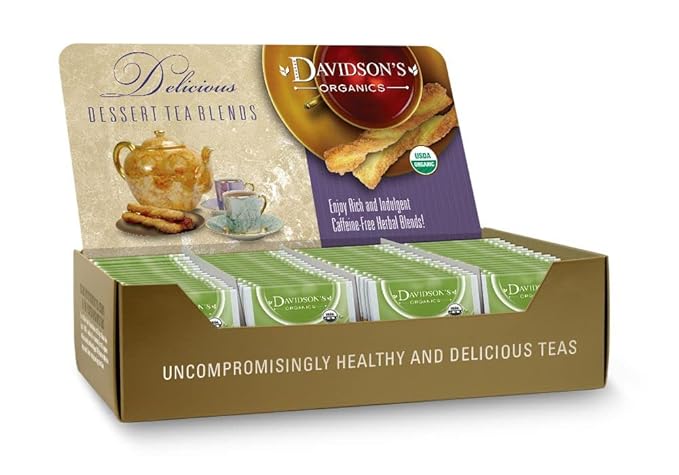 Davidson's Organics Assorted Dessert Teas 100-count Individually Wrapped Tea Bags