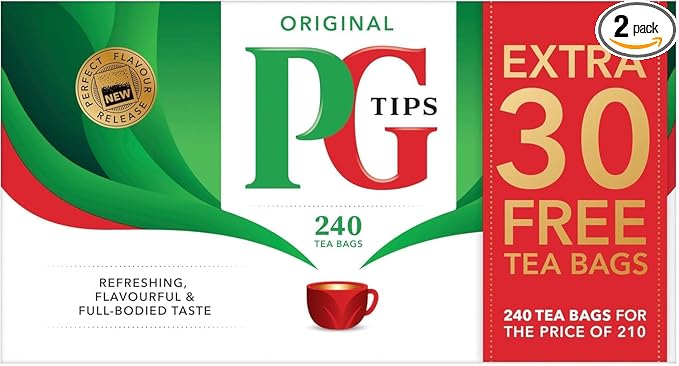 Pg Tips Tea Bags 240 Count Pack of 2
