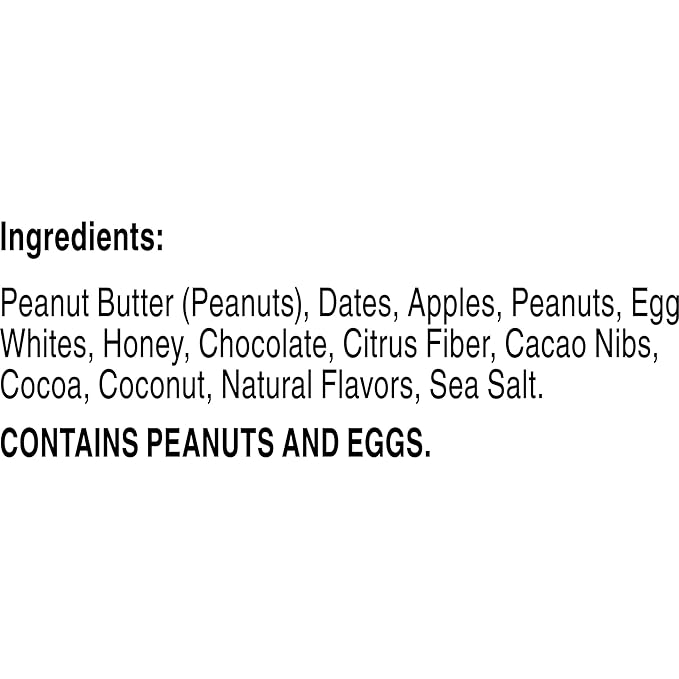 RXBAR Protein Energy Bites Gluten Free Energy Snacks Protein Snacks Dark Chocolate Peanut Butter (60 Bites)