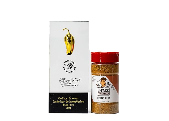 O-Face BBQ Seasoning 3 Pack Bayou Boom Boom Pork Rub Spicy Garlic Parmesan Bold Southern Flavor Variety Set