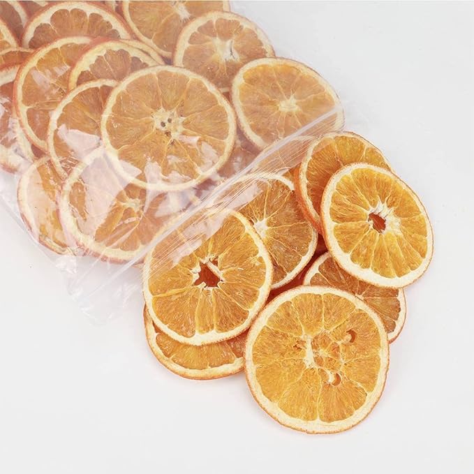 JTEDZI Dried Orange Slices 1.1lb/500g Dehydrated Orange Slices Dried Oranges for Cocktails Crafts and Potpourri