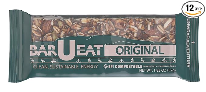 Bar U Eat Energy Bar Original 1.83 oz (Pack of 12)