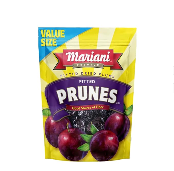 Mariani | Pitted Prunes | Dried Fruit | Healthy Vegan Gluten Free Snack for Kids &amp Adults | No Sugar Added | 32 Ounces (Pack of 1) - Resealable Bag