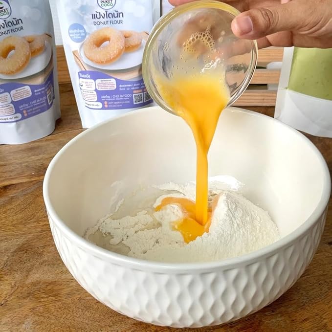 เชฟจ๋า Old-Fashioned Cake Donut Mix Easy-to-Prep Baking Flour for Homemade Donuts (1000g)