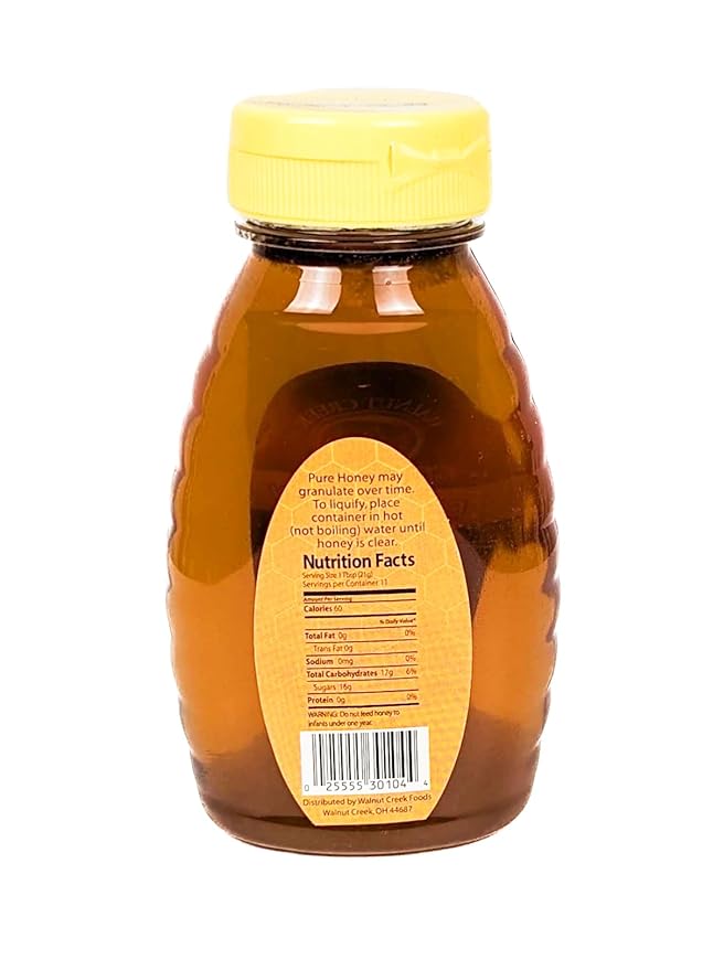 Walnut Creek Clover Honey 8 oz (Pack of 4)