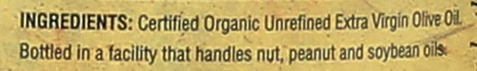 NAPA VALLEY NATURALS OIL OLIVE XVRNG ORG