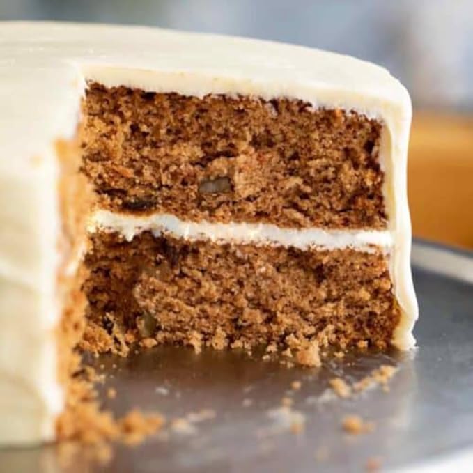 ANDY ANAND CHOCOLATIER Sugar Free Carrot Cake | Indulgent Moist &amp Flavorful | You Won't Believe It's Sugar-Free &amp Diabetic-Friendly | All-Natural No Preservatives (3.2 lbs)
