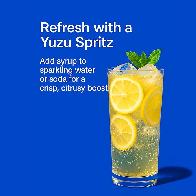 SWEETVIA Zero Sugar Yuzu Citron Tea 500g | Korean Allulose Marmalade Syrup with Real Yuzu Peel &amp Pulp | Low Calorie No Added Sugar Natural Citrus Spread for Drinks &amp Desserts