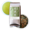 Kawashimaya Organic Genmaicha 35.27 oz (1000g) - Japanese Green Tea with Roasted Brown Rice Loose Leaf Made in Japan
