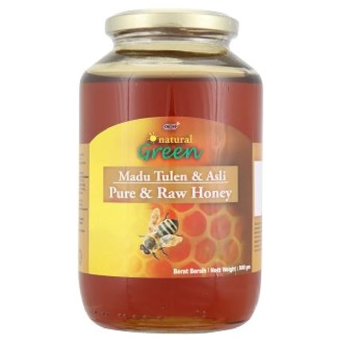 CED Natural Green Pure &amp Raw Honey 900g (6 Count)