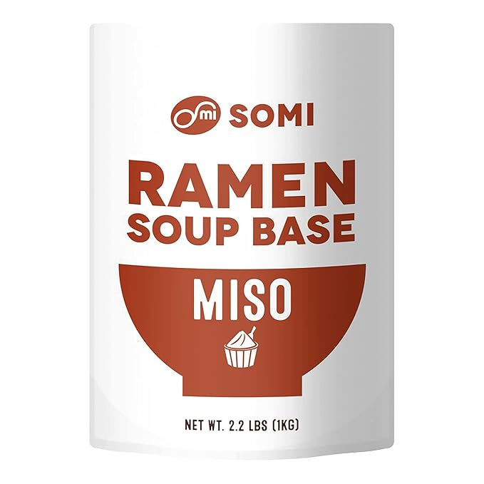 Japanese Miso Ramen Soup Stock Base 2.2 Lbs for Ramen Broth Hot-Pot Base Stir Fry Professional Grade Umami Stock