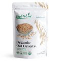 Food to Live Organic Oat Groats 3 Pounds - 100% Whole Grain Non-GMO Seeds Kosher Raw Non-Irradiated Vegan Bulk Low Glycemic Rich in Protein Fiber Copper and Manganese