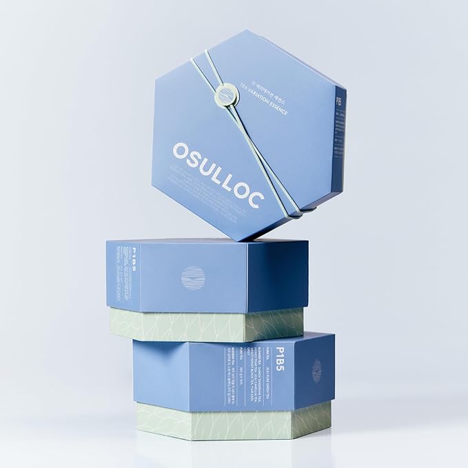 OSULLOC TEA VARIATION ESSENCE (42 Count 6 Types x 7 ea) Assorted Tea bag Sampler Exceptional Designed Variety Tea gift Set Premium Tea sets from Jeju Island tea farm