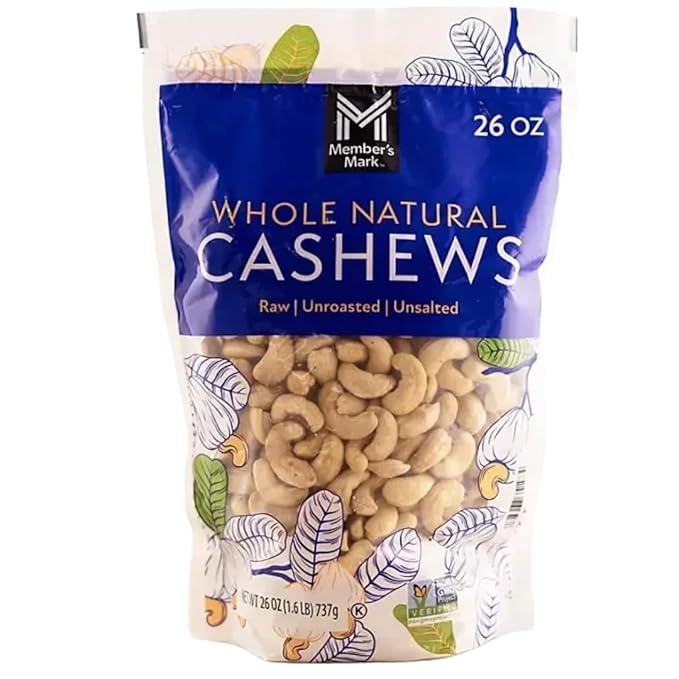 Whole Natural Cashews 26 Ounces (26 Ounce (1 pack))