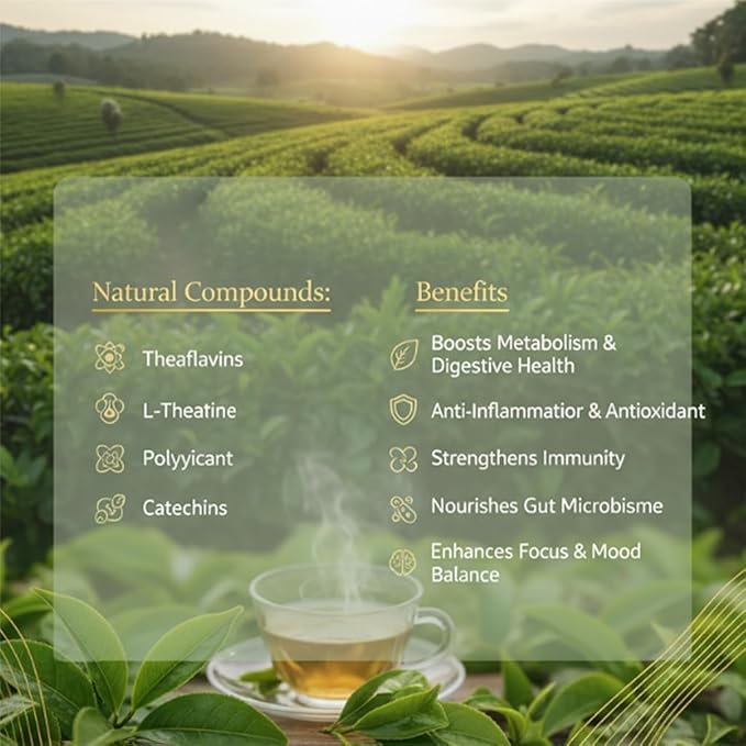 PipiTea Organic Oolong Tea Bags - Whole Leaf (20 bags) 4g Selected Tea Leaves - Helps lower cortisol levels relieve stress promote digestion and metabolism vegan non-GMO (B)