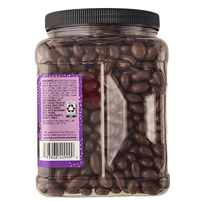 Milk Chocolate Covered Raisins 54 oz (2 Pack)