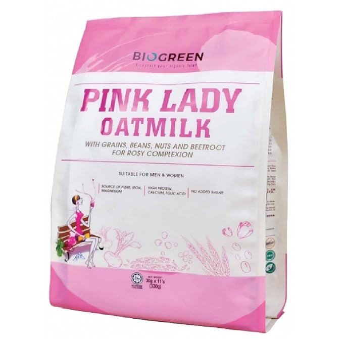 Biogreen Pink Lady Oatmilk 330g (1 Pack)