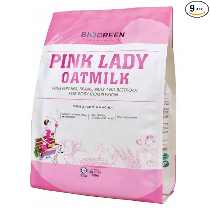 Biogreen Pink Lady Oatmilk 330g (9 Pack)