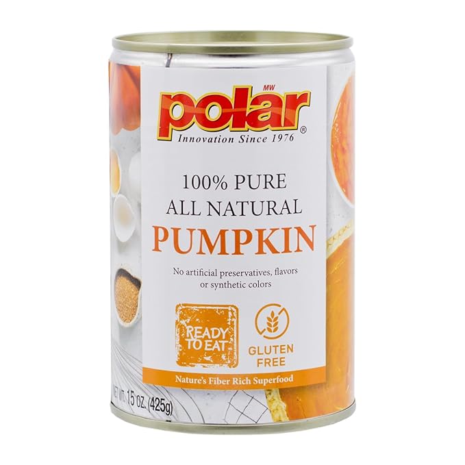 MW Polar All Natural Pumpkin15 Ounce(Pack of 24)