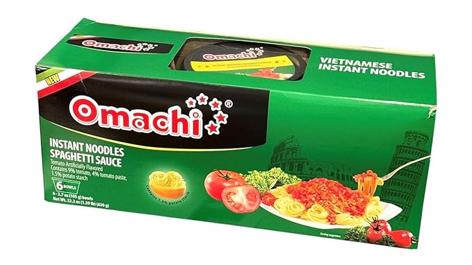 Asia Style Instant Noodles (COMBO OMACHI SPAGHETTI STYLE NOODLES)