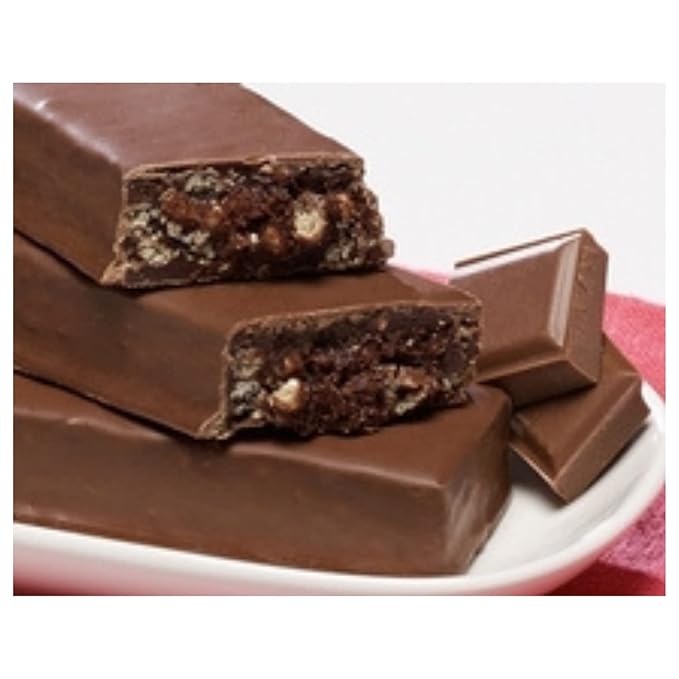 PROTIFIT - Low Calorie Caramel Nut &amp Chocolate Crisp Protein Bar 2 Pack High Protein 15g Protein Low Carb Low Sugar Ideal Protein Compatible 7 Servings Per Box (2 Pack)
