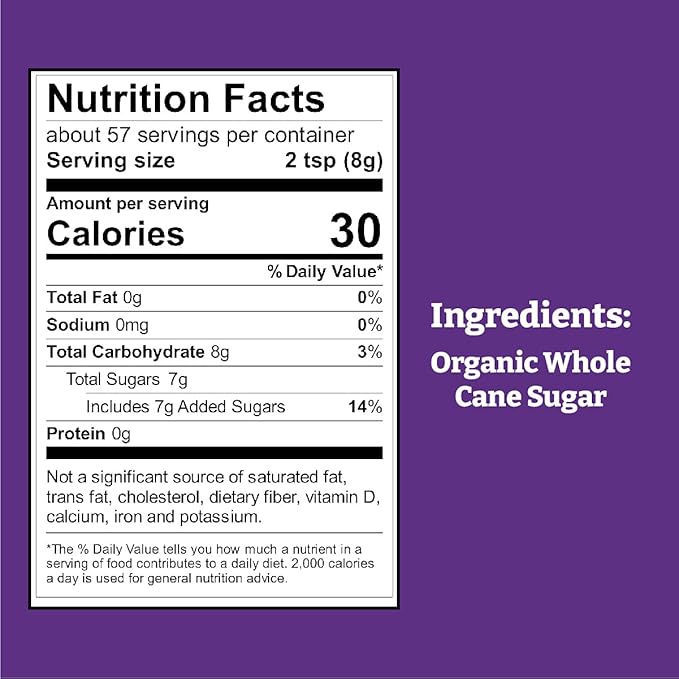 Wholesome Sweeteners 16-Ounce Organic Sucanat Panela Whole Cane Sugar Fair Trade Non-GMO Project Verified Gluten Free &amp Vegan for Baking Sprinkling and More 12 Pack