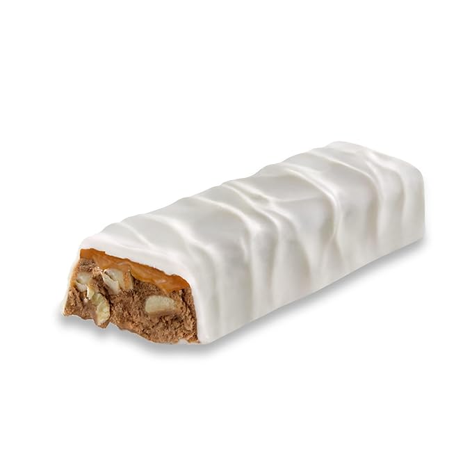 ZERO White Fudge Caramel Peanut and Almond Nougat Candy Bars 1.85 oz (24 Count)