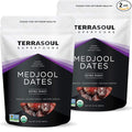 Terrasoul Superfoods Organic Medjool Dates 4 Lbs - Soft Chewy Texture | Sweet Caramel Flavor | Farm Fresh