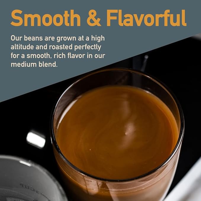 Healthy Bean Decaf Organic Ground Coffee - Low Acid Coffee Grounds for Sensitive Stomach - Medium Roast Blend USDA Organic High Antioxidants Smooth and Rich Flavor Low Acid Decaf 11oz
