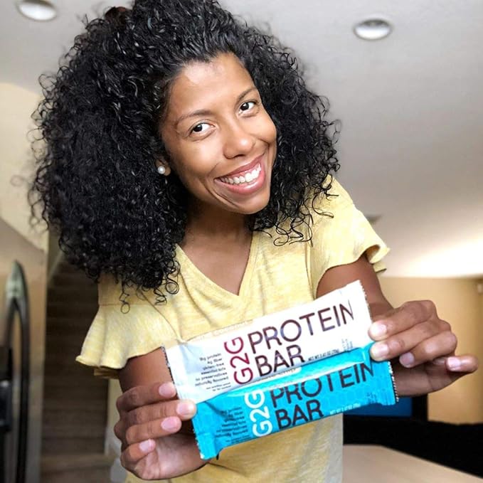 G2G Bar 4 Pack Peanut Butter Choc Chip Peanut Butter Coconut Almond Coconut Almond Chocolate Chip 32 Count (4 Packs of 8 Count)