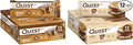 Quest Protein Bars Bundle with Chocolate Chip Cookie Dough and S'mores Flavors 12 Count Each